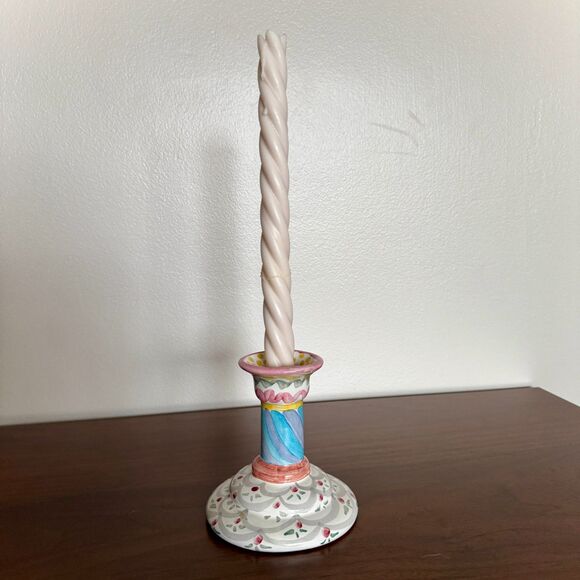 Single MacKenzie-Childs Candlestick Holder - Retired - Picture 10 of 10